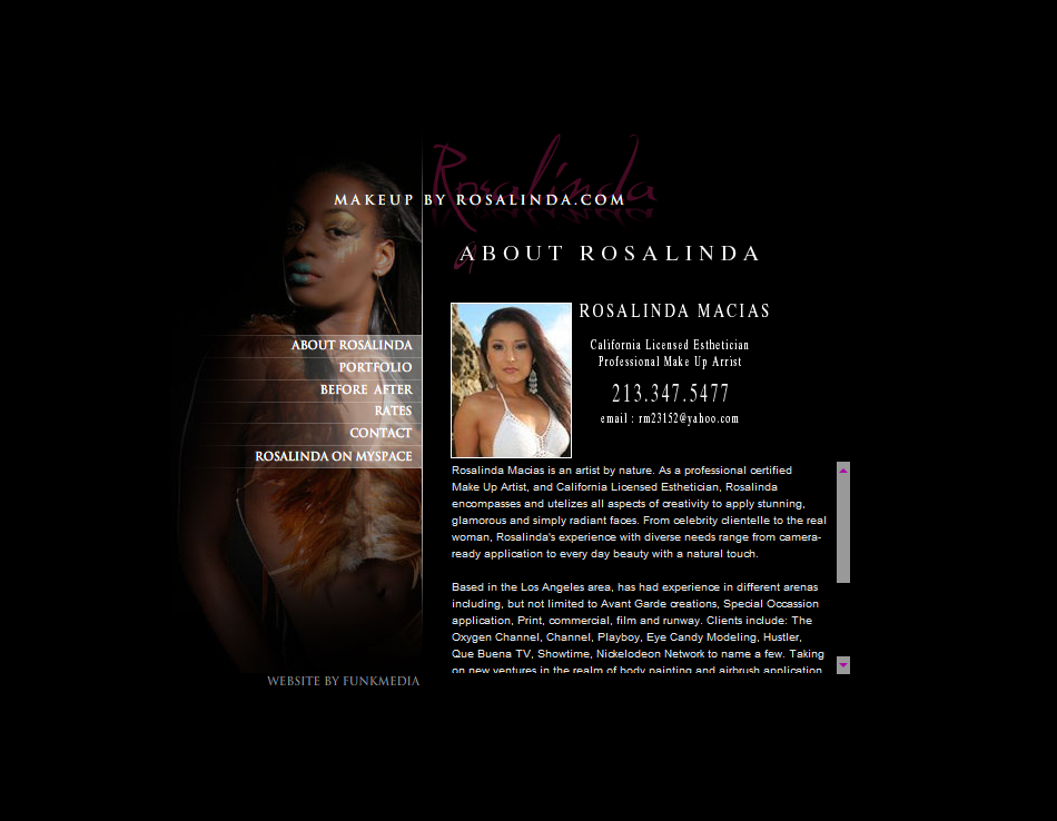 Make up by Rosalinda