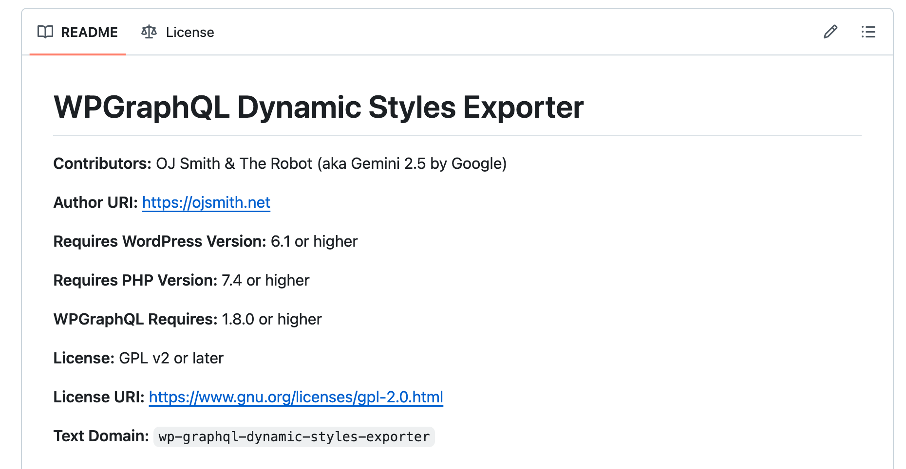 WPGraphQL Dynamic Styles Exporter